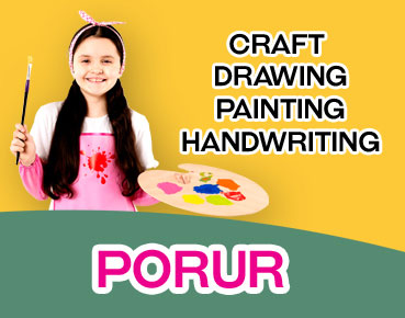 Handicraft drawing painting Handwriting classes for kids in Porur, Chennai